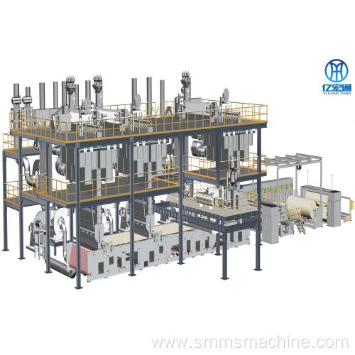 SMMS Meltblown Composite Nonwoven Fabric Making Machine